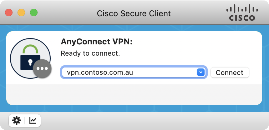 Secure Client Mac Server Address Field